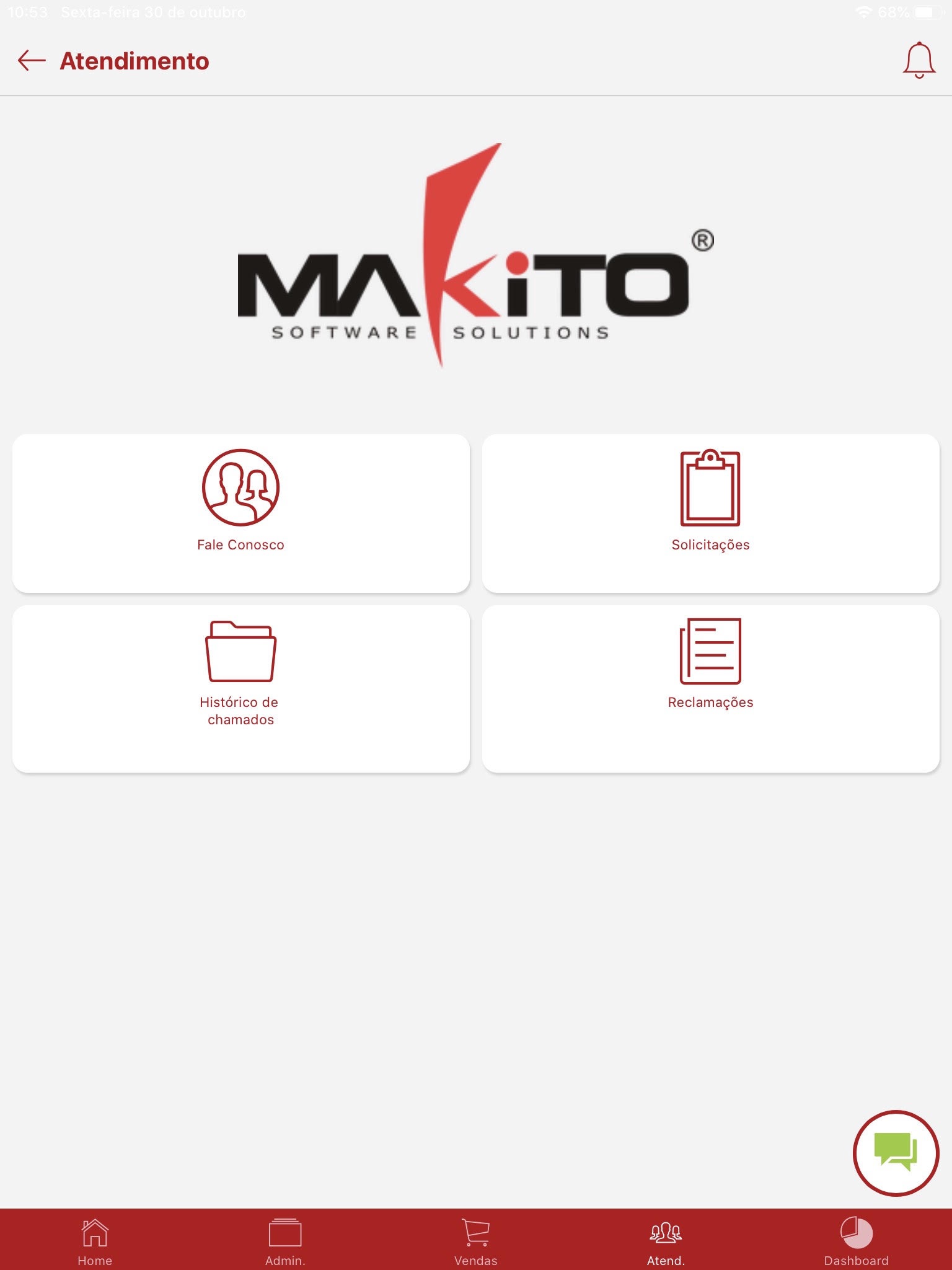 Makito APP screenshot 2