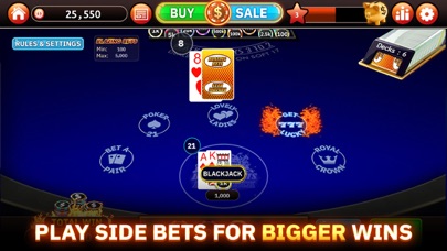 Blazing Bets Blackjack 21 screenshot 2