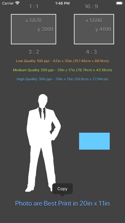 Photo Print Sizes Calculator screenshot-5