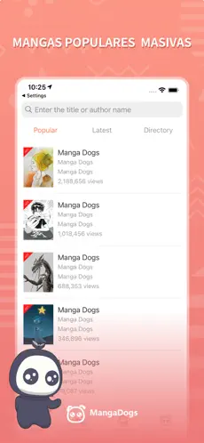 Capture 5 Manga Dogs - best manga reader iphone