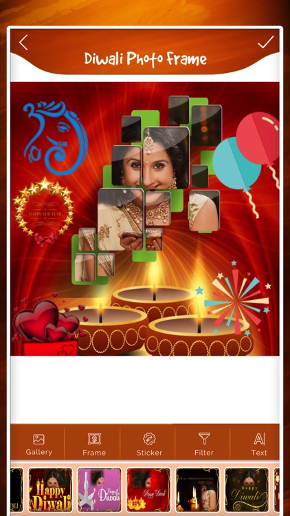 Diwali Photo Frame - Sticker screenshot-3