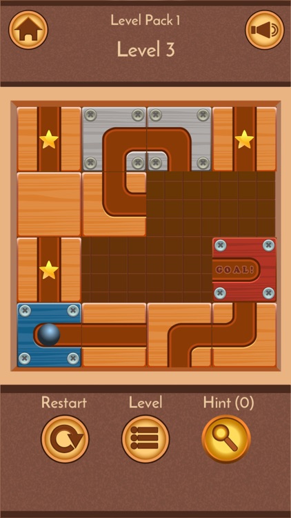 Save The Ball, Wooden Maze screenshot-3