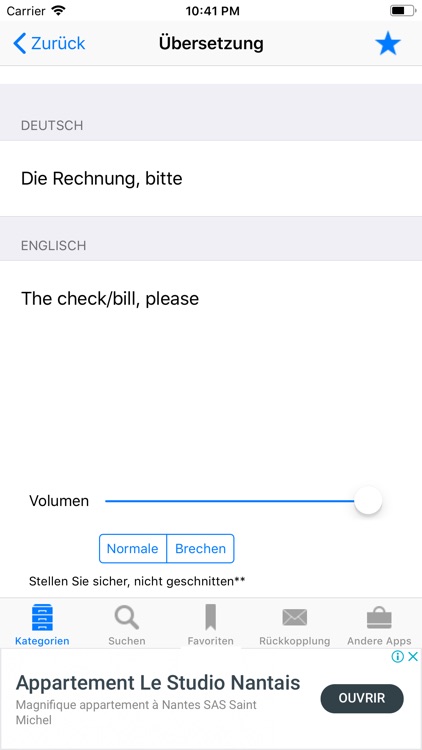 German to English Phrasebook