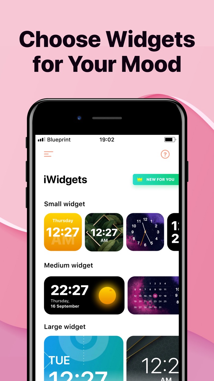iWidget Pro  Custom widgets