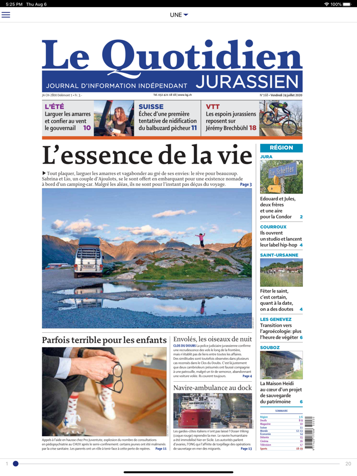 Le Quotidien Jurassien