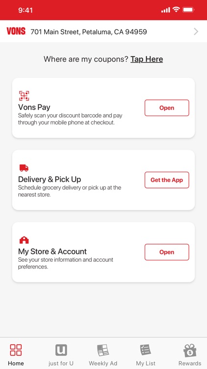 Vons Deals & Rewards