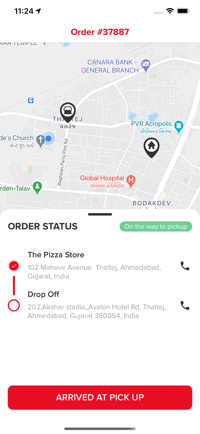 DEONDE Food Delivery Driver