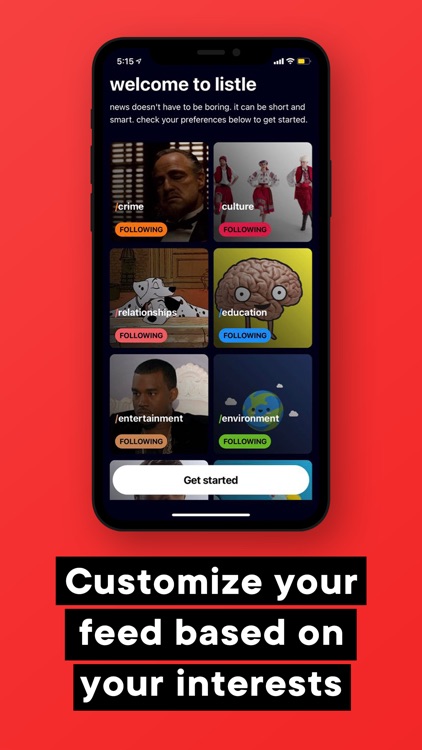 Listle: Watch Bite-Sized News
