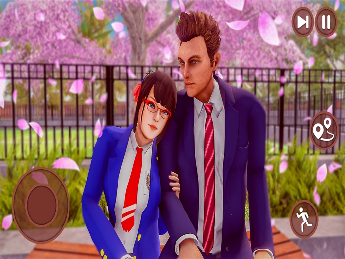 Anime School Girl Love Story