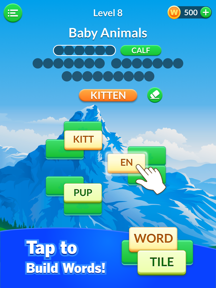 Word Tile Puzzle Tap to Crush