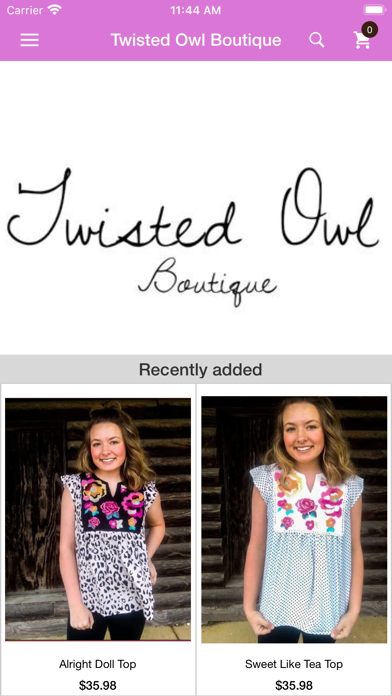 Twisted Owl Boutique screenshot 1