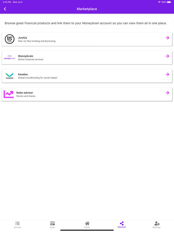 Moneybrain Financial SuperApp