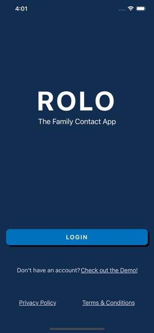 Rolodex App