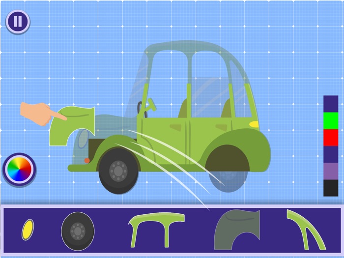 coche de ladrillos de diseño