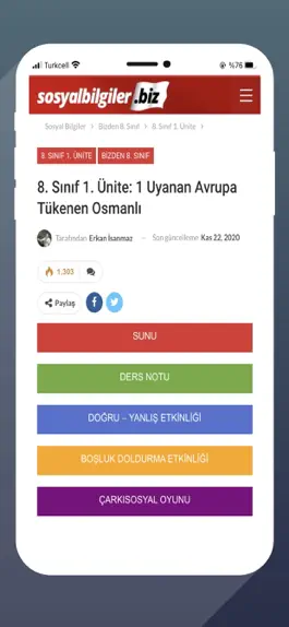 Game screenshot Sosyal Bilgiler hack