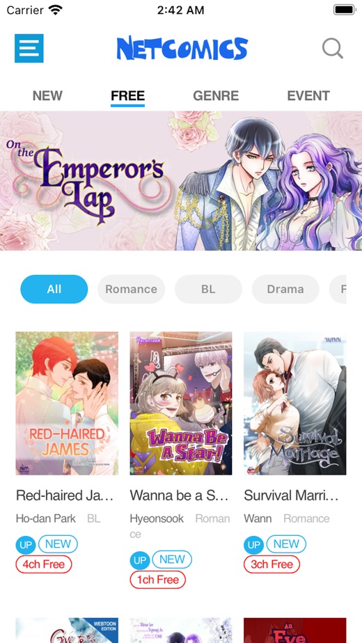 【图】NETCOMICS – Webtoon & Manga(截图3)