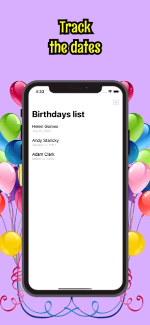 Happy Birthday Tracker(圖2)-速報App