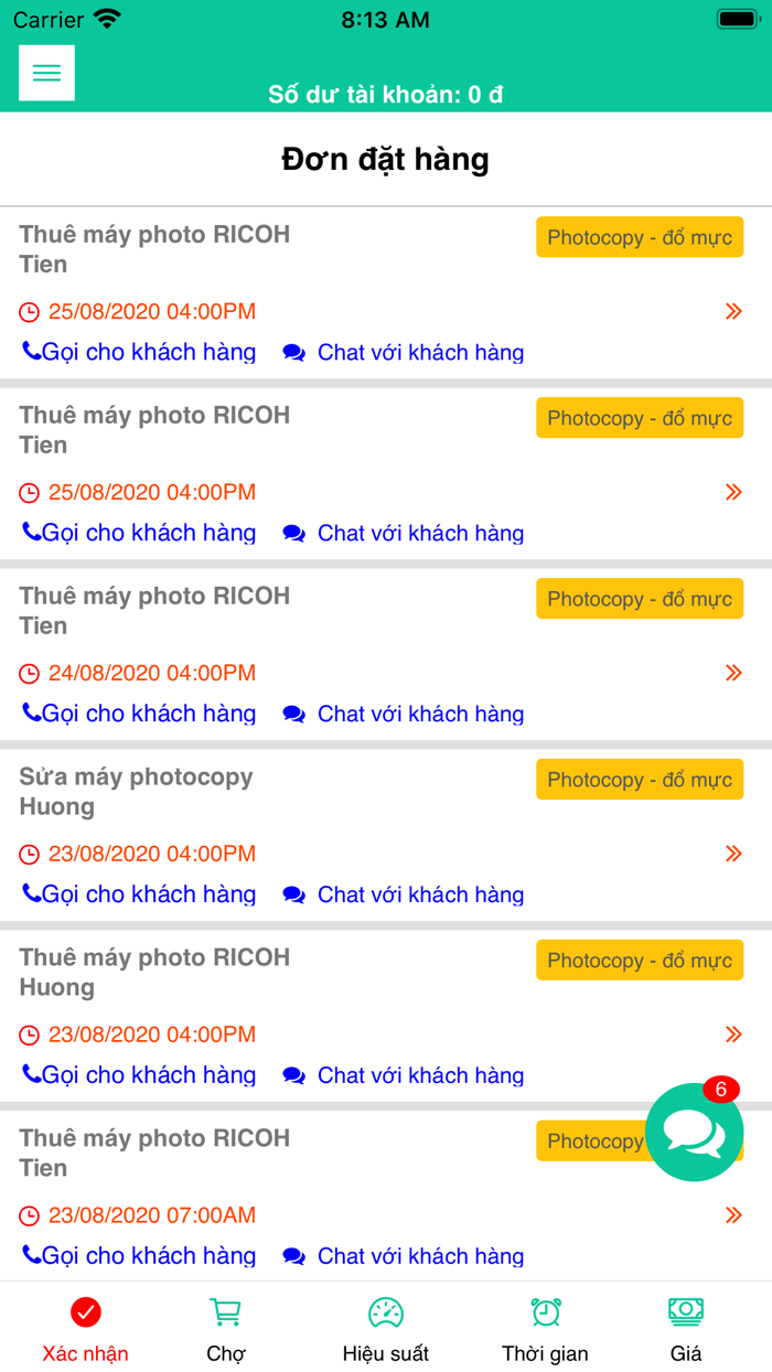 Chợ dịch vụ - nhà cung cấp