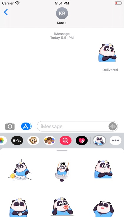 Funny Panda Animated Emoji