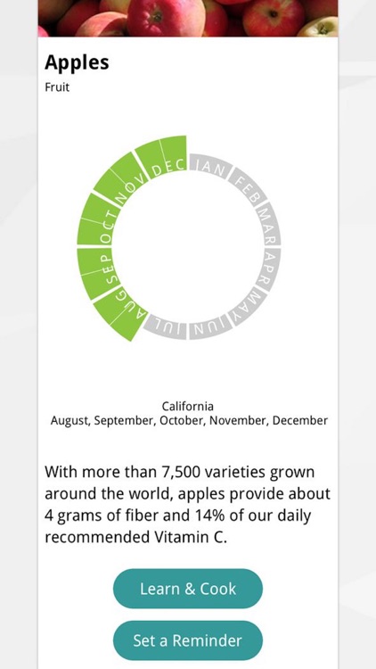 Seasonal Food Guide