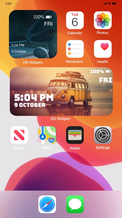 Custom Widgets for iOS 14