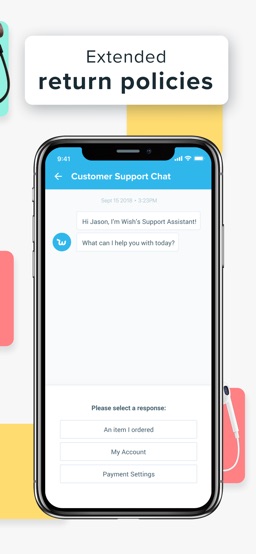 Wish app screenshot