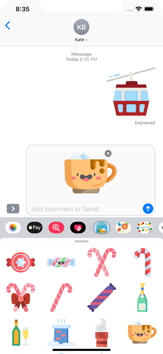 Winter Is Here Stickers