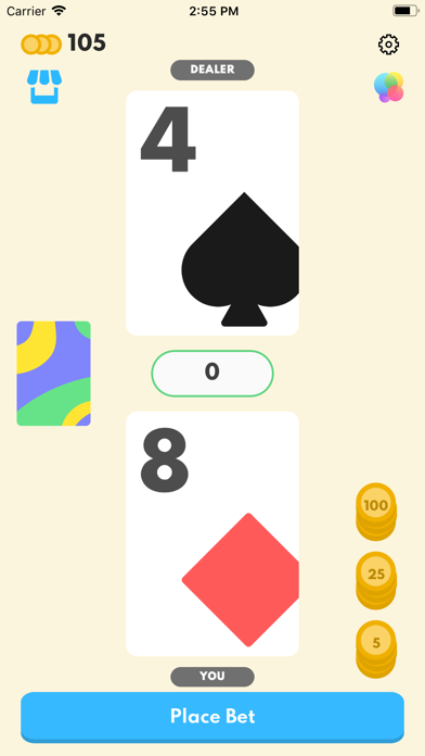 Casino War - Card Game screenshot 3