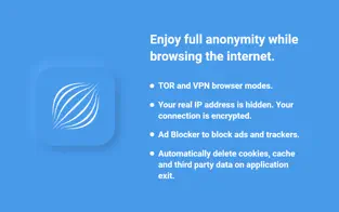 Captura de Pantalla 1 VPN + TOR Navegador y AdBlock iphone