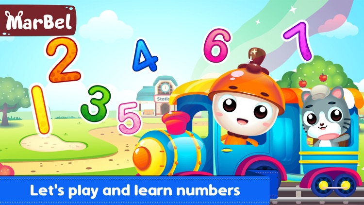 Fun Number Train Learning App