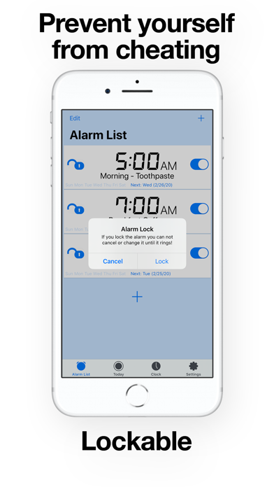 Barcode Alarm Clock Pro screenshot 4