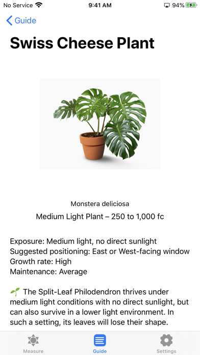 Plant Light Meterのおすすめ画像3