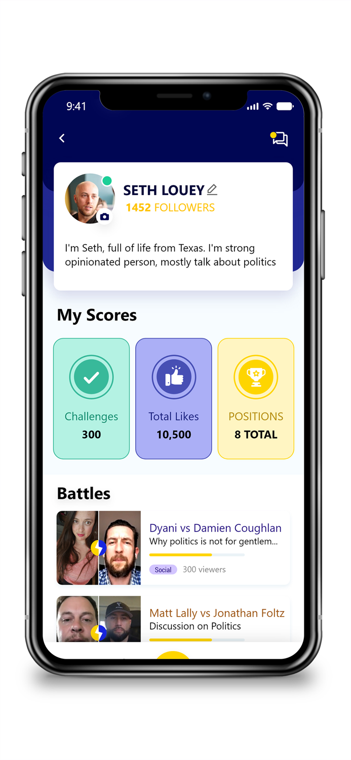 2UP Live Video Debate