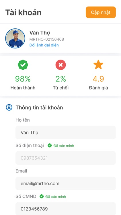 Mr Thợ - Cộng tác viên screenshot-3