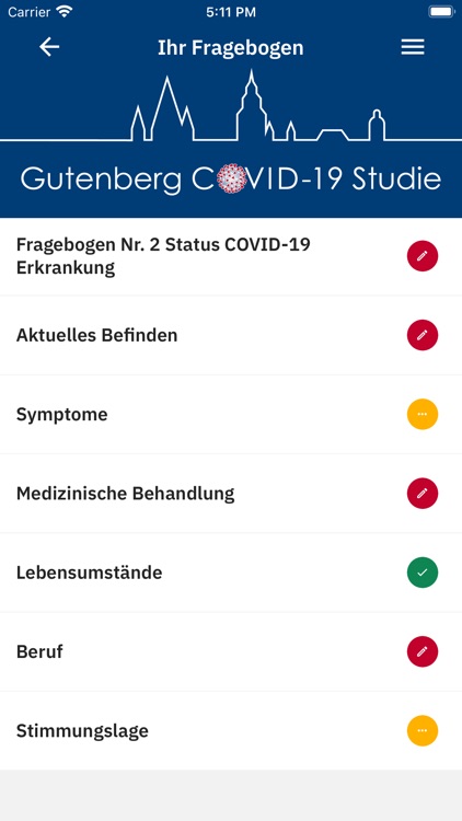 Gutenberg COVID-19 Studien-App screenshot-6