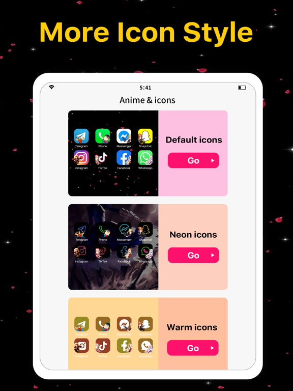 App Icons - Anime Theme screenshot 4