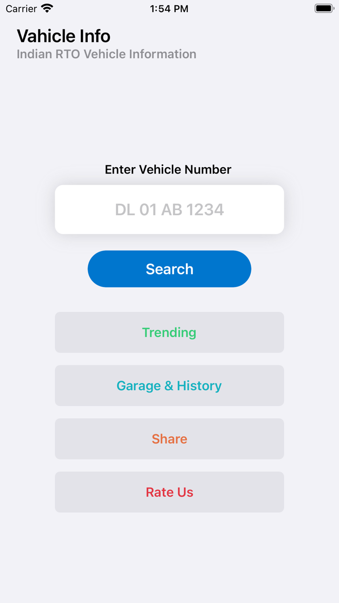 Indian RTO Vehicle Information