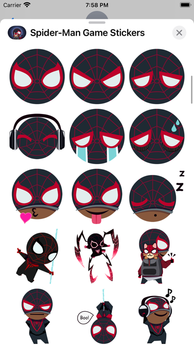 Spider-Man Game Stickers screenshot 2