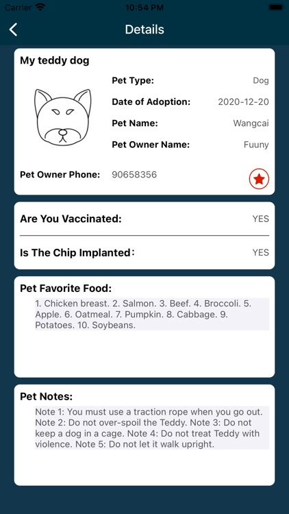 My Pet Management