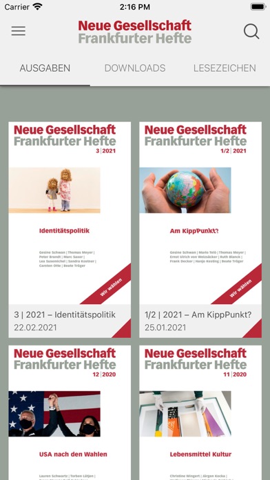 How to cancel & delete Neue Gesellschaft / Frankfurter Hefte from iphone & ipad 2