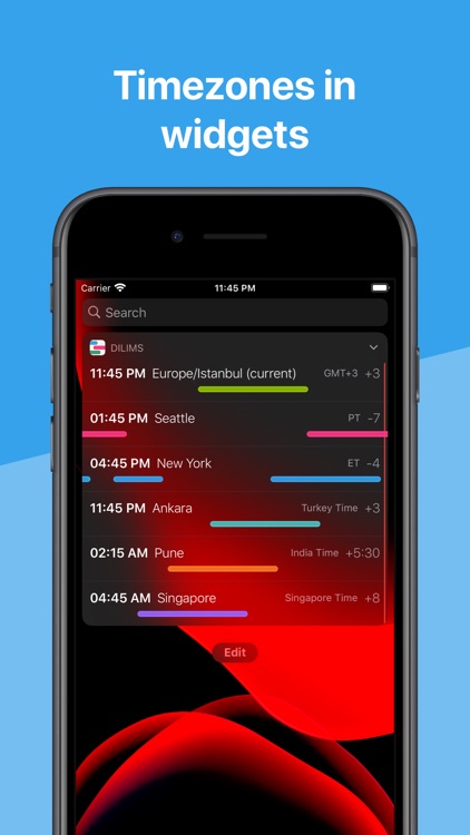 Dilims - Time zones app