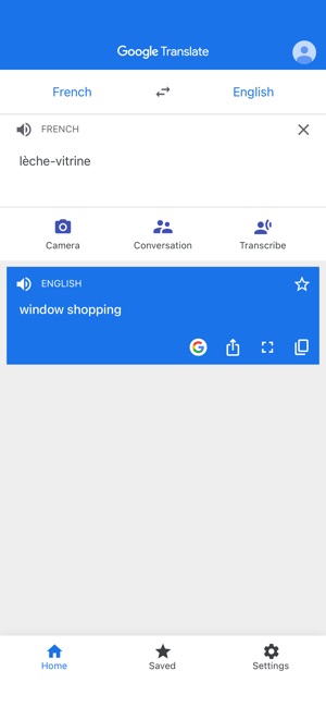 google translate on the app store