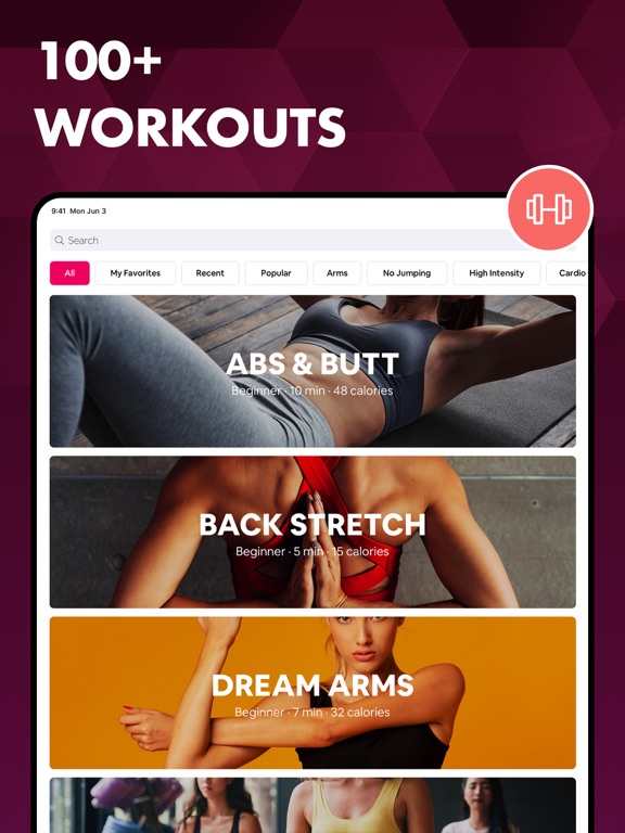 7 Minutes Workout - Women Fitness Exercise Trainer screenshot
