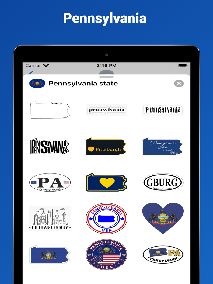 Pennsylvania state - USA emoji