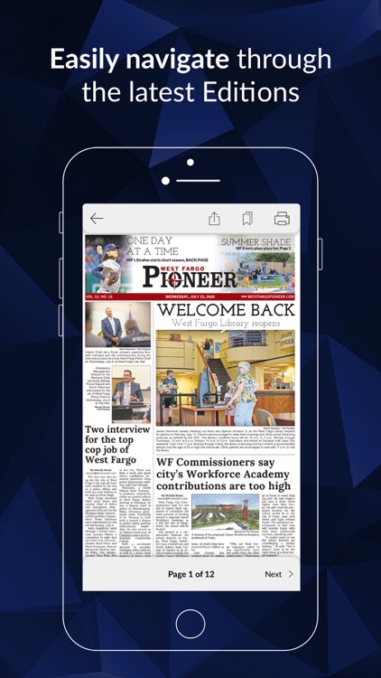 West Fargo Pioneer E-paper