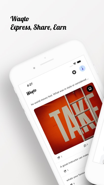 Waqto - Express, Share, Earn