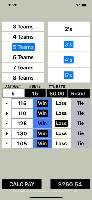 Round Robin Bet Calculator(圖7)-速報App