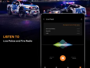 Screenshot 1 Police Scanner App, live radio iphone