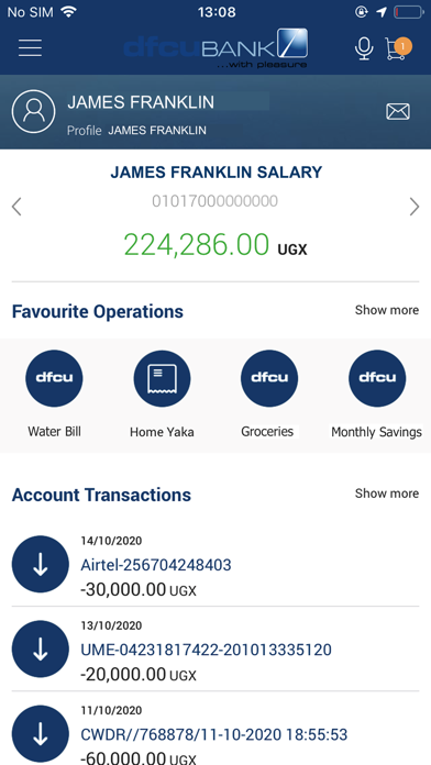 How to cancel & delete dfcu QuickApp from iphone & ipad 4