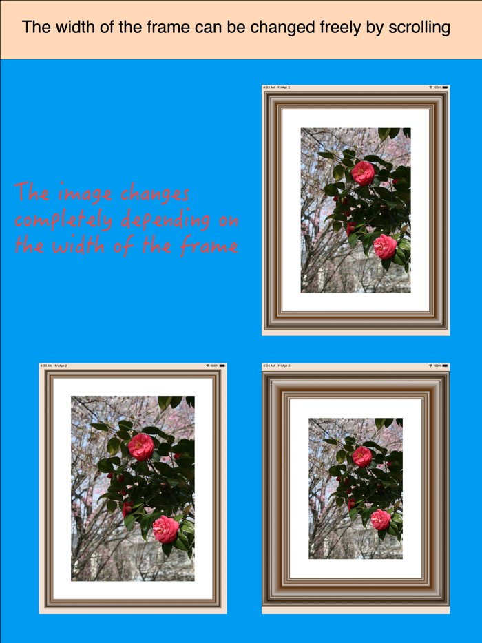 in the picture frame